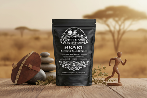 Freeze Dried Beef HEART Extract Capsules with Lifestyle Element